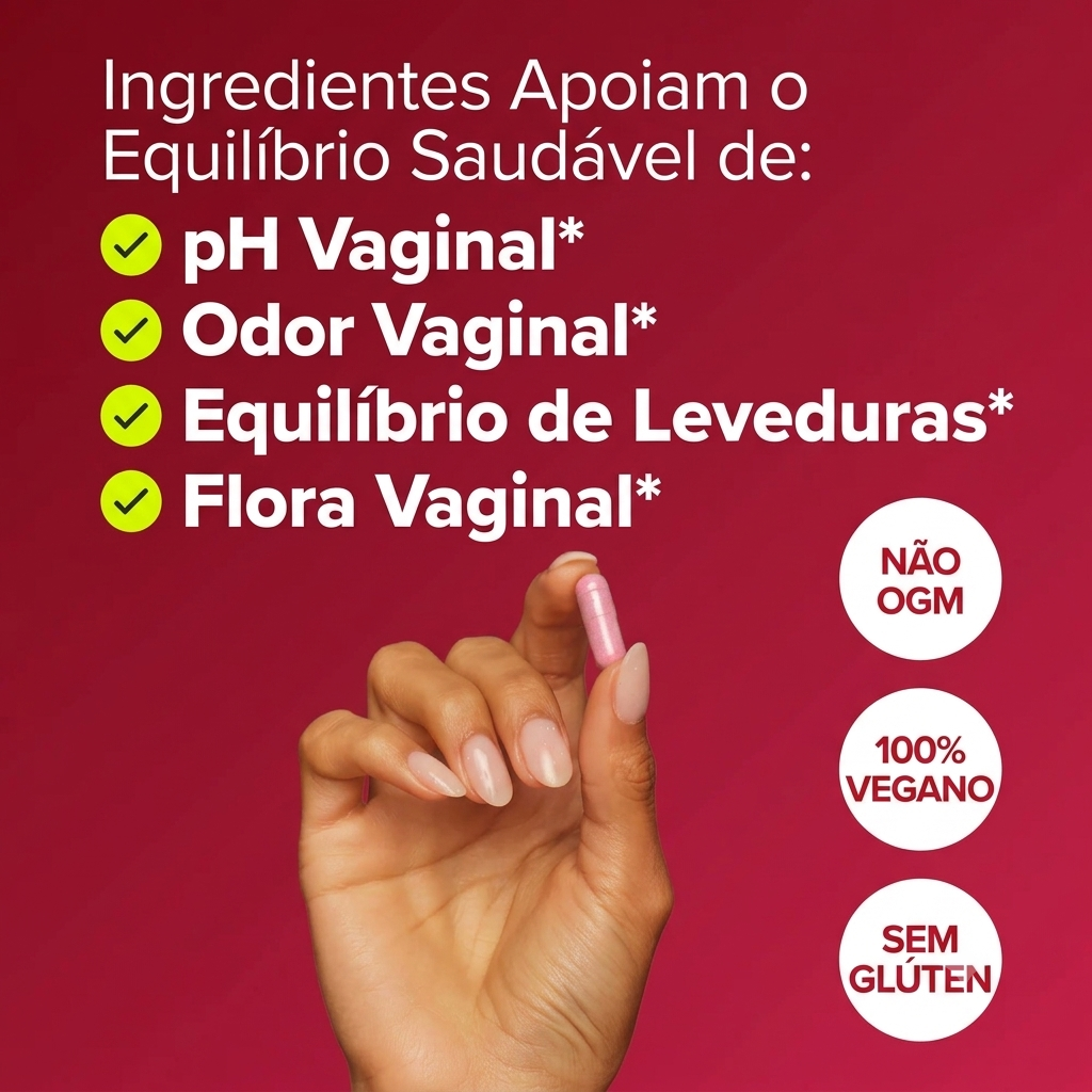 **URO® Probiótico Vaginal — O Seu Equilíbrio Íntimo, Todos os Dias**