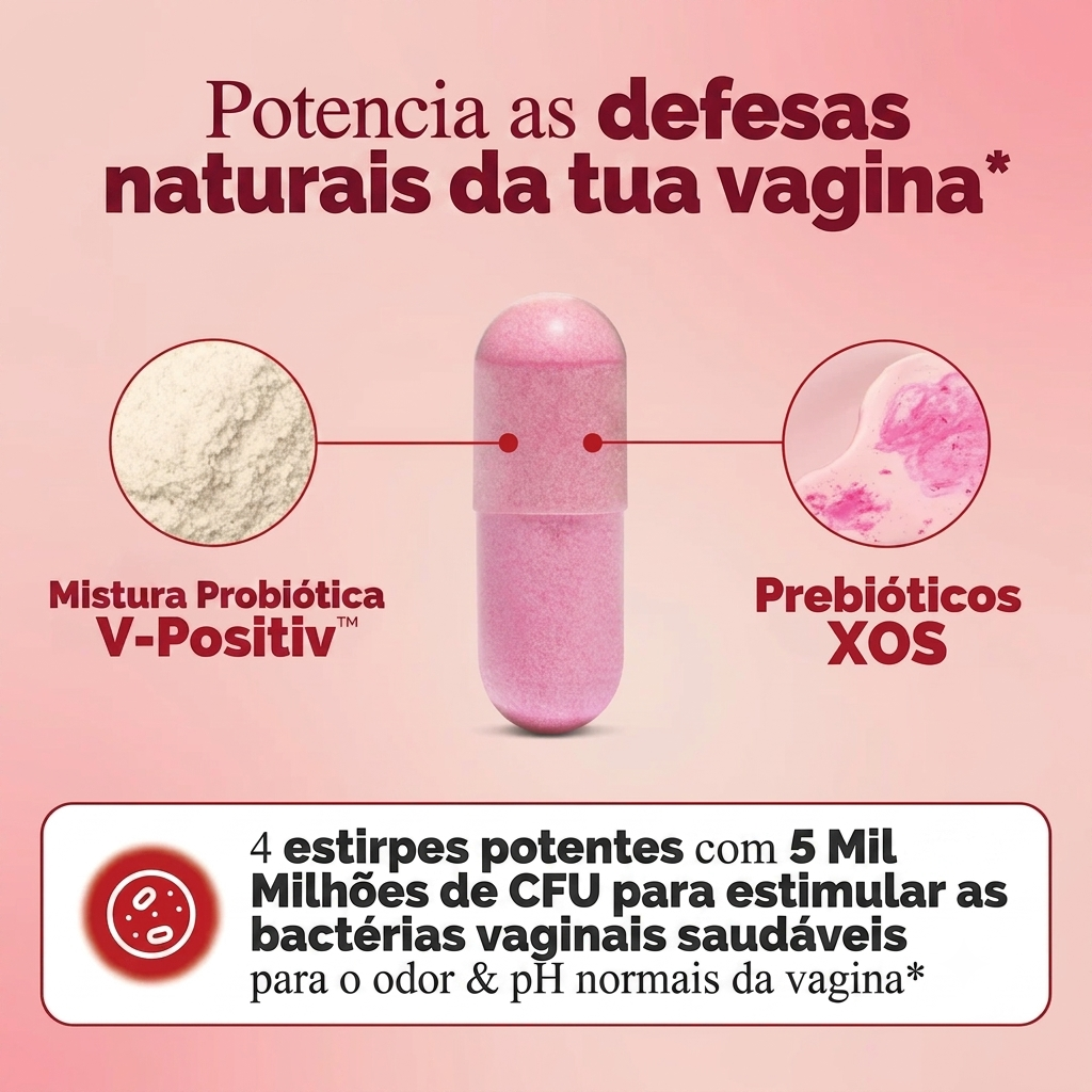**URO® Probiótico Vaginal — O Seu Equilíbrio Íntimo, Todos os Dias**