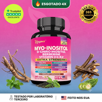 CapsLife Myo-Inositol Acalmar e Suavizar: Conjunto de Suplementos de 90 Cápsulas