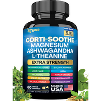 Capslife - Corti-Soothe Balance: Alívio do estresse, calma e estímulo cognitivo - 60 cápsulas