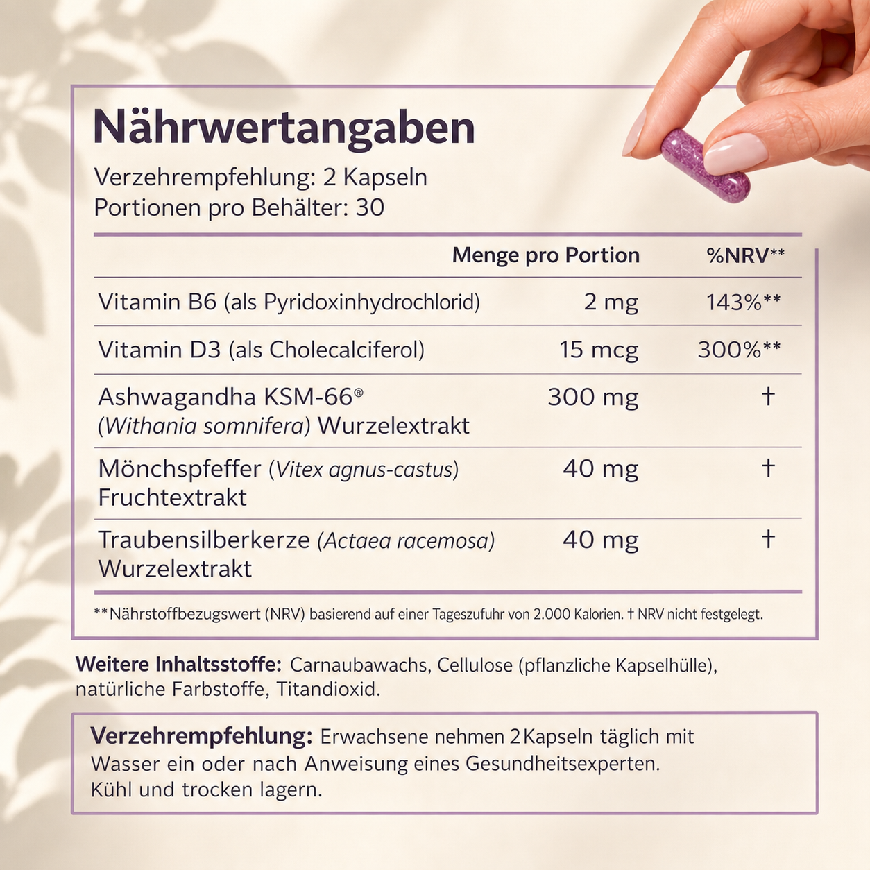 MenoPause – Vitamin-Capslife